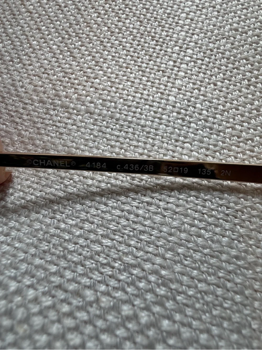 CHANEL Brown Gradient Lenses with Gold Frame Sunglasses